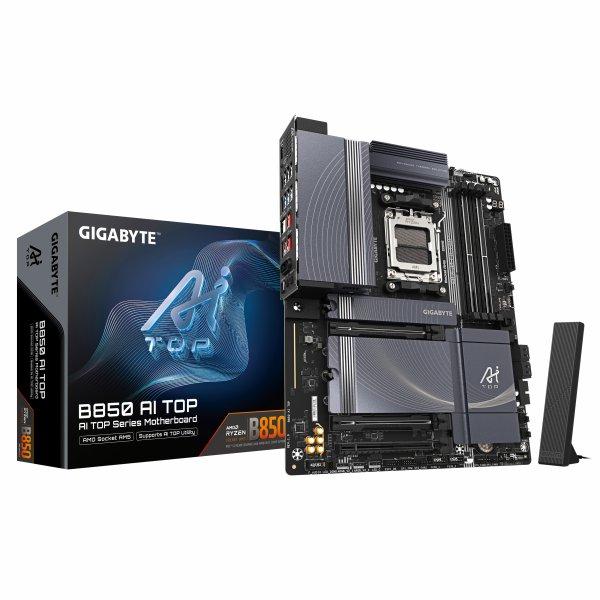 GIGABYTE B850 AI TOP, AMD B850 Mainboard - Sockel AM5, DDR5