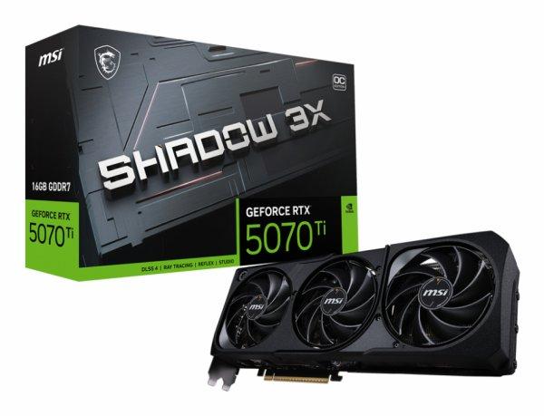 MSI GeForce RTX 5070 Ti Shadow 3x OC 16GB