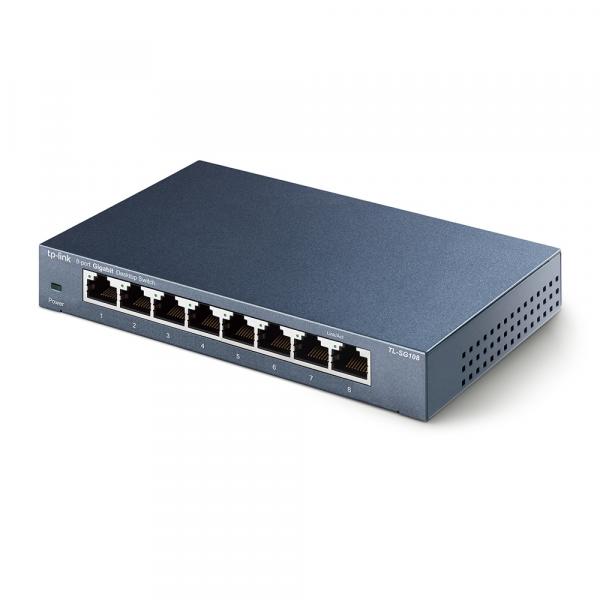 TP-Link TL-SG108 8-port Metal Switch 8-port Gigabit