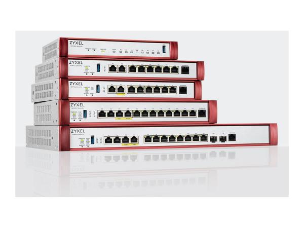 ZYXEL USG FLEX 50 H, 5 GIGABIT USER-DEFINABLE PORTS, 1*USB WITH 1 YR ENTRY DEFENSE PACK