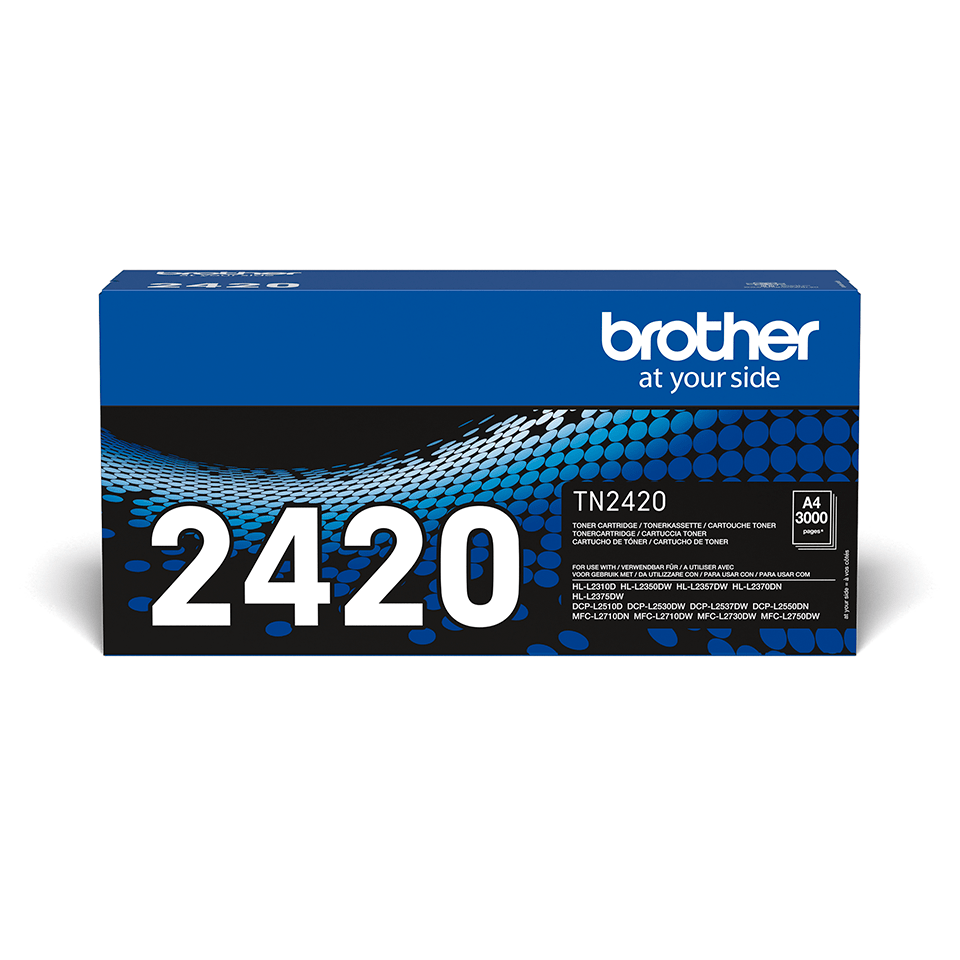 Brother Toner TN-2420 black, suurvärikasetti laser (jopa 3000 sivua), musta