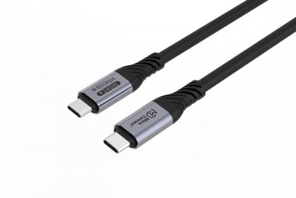 MicroConnect USB-C cable 0.5m, 240W, 80Gbps, USB4 Gen 4