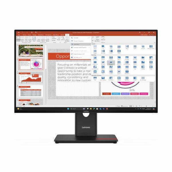 LENOVO 27" T27-40 FHD IPS 16:9 120HZ HDMI/DP/VGA