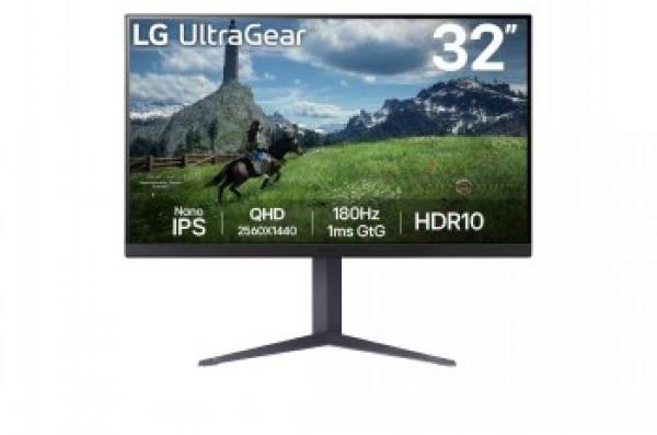 LG UltraGear 32GS85Q-B 32 2560 x 1440 (2K) HDMI DisplayPort 180Hz Pivot Skrm