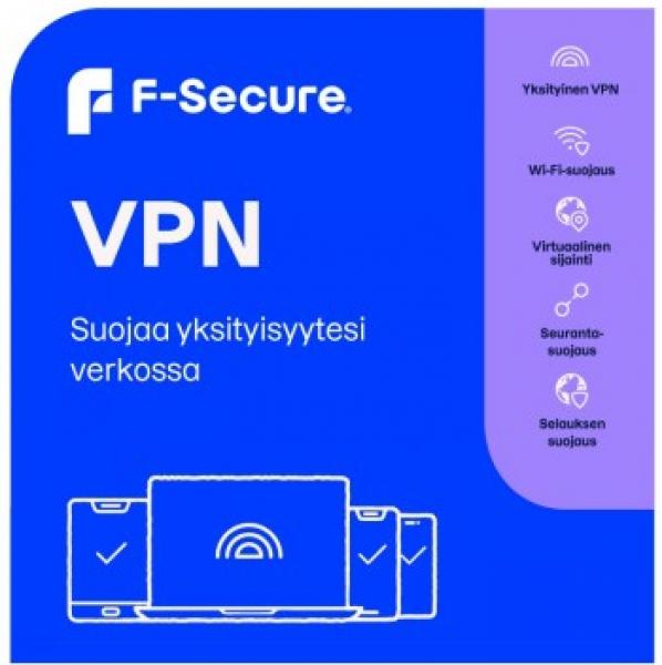 F-SECURE VPN 1 YEAR 3 DEVICE (ELECTRONIC, FULL LICENSE)