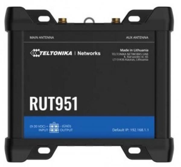 TELTONIKA RUT951 IOT ROUTER 4G (CAT4) DUAL SIM 4X10/100 RJ45 WIFI