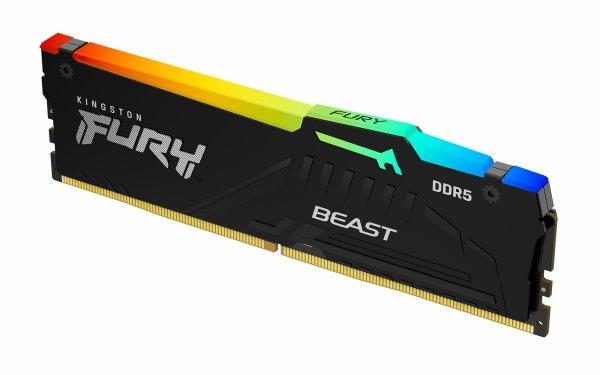Kingston FURY Beast 32GB DIMM RGB 6000MT/s, DDR5, CL36, Kit of 2