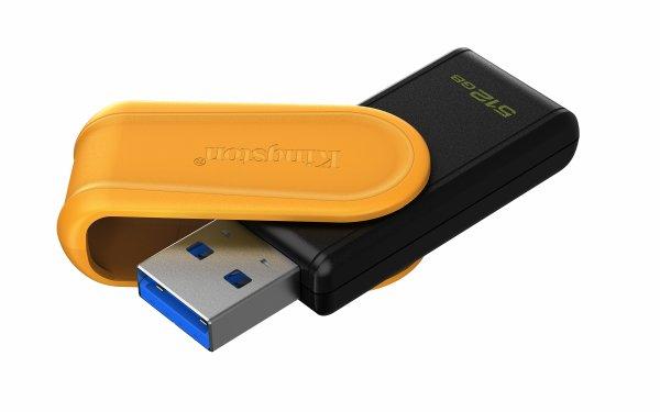 Kingston 512GB DataTraveler Exodia S USB 3.2, Gen 1, Black/Orange