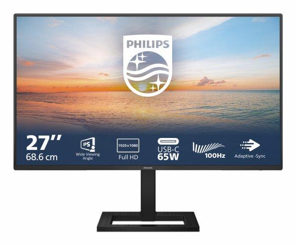 Philips 1000 series 27E1N1300AE/23 LED display 68,6 cm (27) 1920 x 1080 pixel Fuld HD LCD Sort