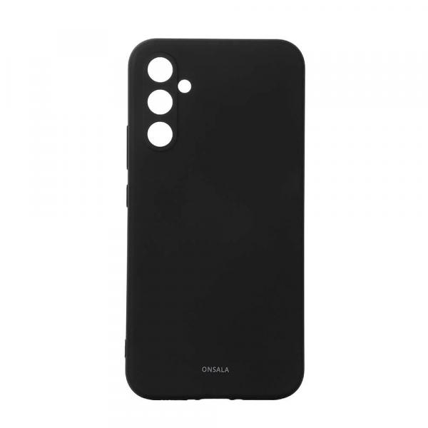ONSALA Backcover Silicone Samsung Galaxy A34 5G musta