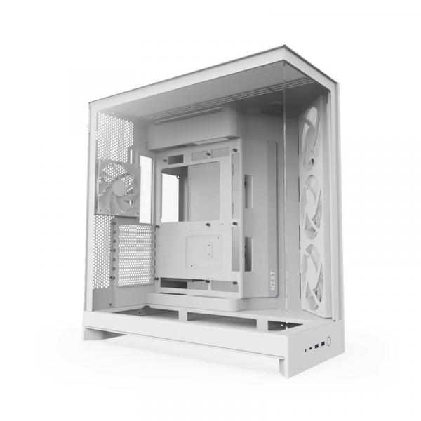 NZXT H9 Flow RGB (2025) White Dual Chamber Case