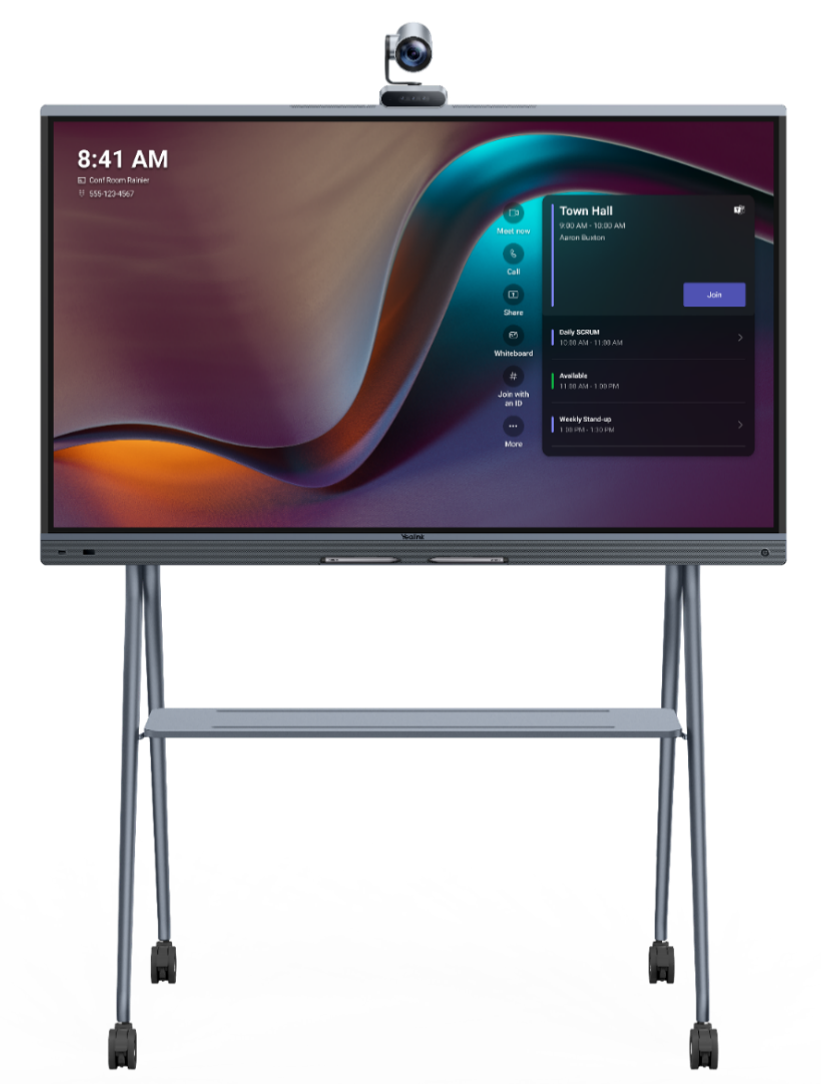 Yealink MB86Pro-A02 | MeetingBoard Pro 86" | Fixed Optic (EPTZ) Roomcamera | All-in-one Collaboration Display | Teams / Zoom Certified