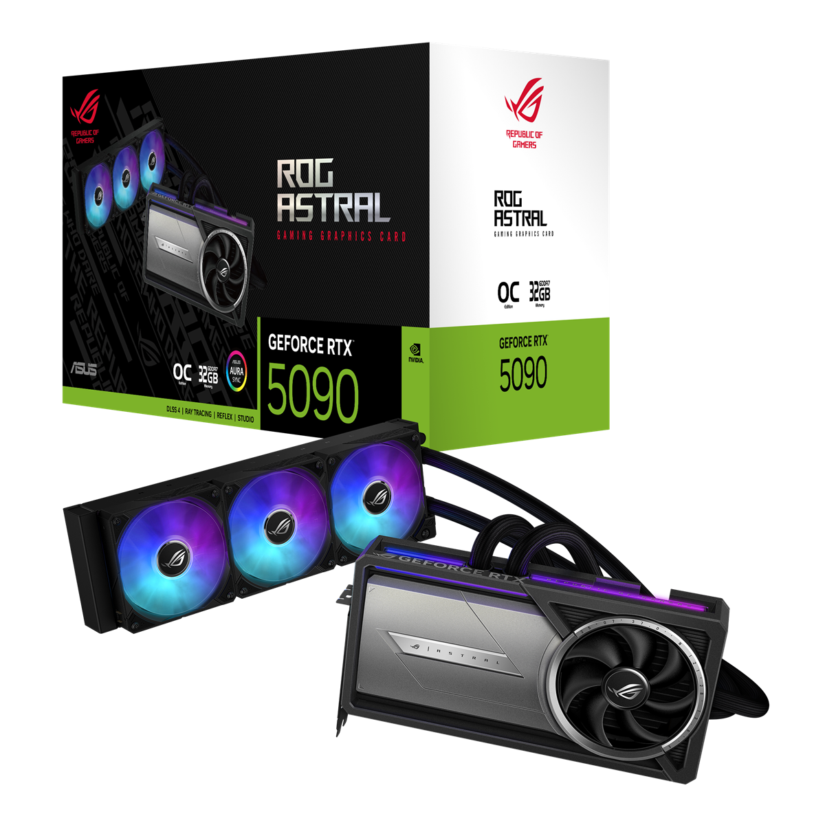 ASUS GeForce RTX 5090 32GB GDDR7 ROG ASTRAL LC OC GAMING