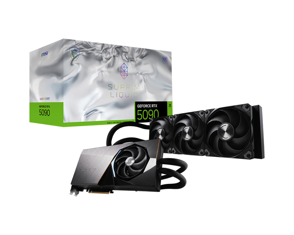 MSI GeForce RTX 5090 32G Suprim Liquid SOC, 32768 MB GDDR7