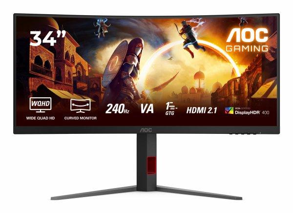 AOC Gaming CU34G4Z 34 3440 x 1440 (UltraWide) HDMI DisplayPort 240Hz