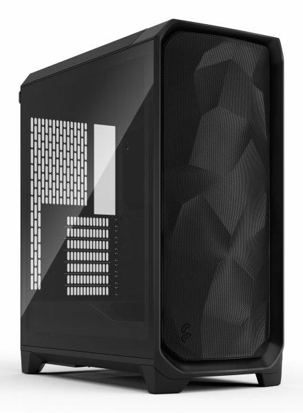 Fractal Design Meshify 3 TG Light Tint PC-kotelo, Midi-Tower, E-ATX - musta