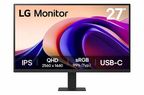 LG 27U631A-B 27 IPS 2560 x 1440 (2K) HDMI USB Type-C 100Hz telakka