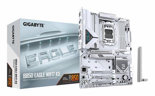 GIGABYTE B850 EAGLE WF7 ICE AM5 4xDDR5 3xM.2 4xSATA