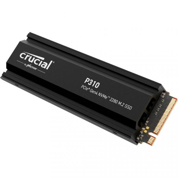 Crucial P310 Gen4 2280 4TB NVMe PCIe M.2 SSD mit heatsink