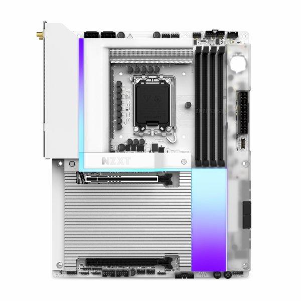 N9 Z890 Gaming Motherboard Intel Z890 Chipset with Wi-Fi and White Covers