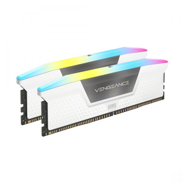 CORSAIR VENGEANCE RGB DDR5 Light Enhancement Kit, RGB LED, White Heatsink