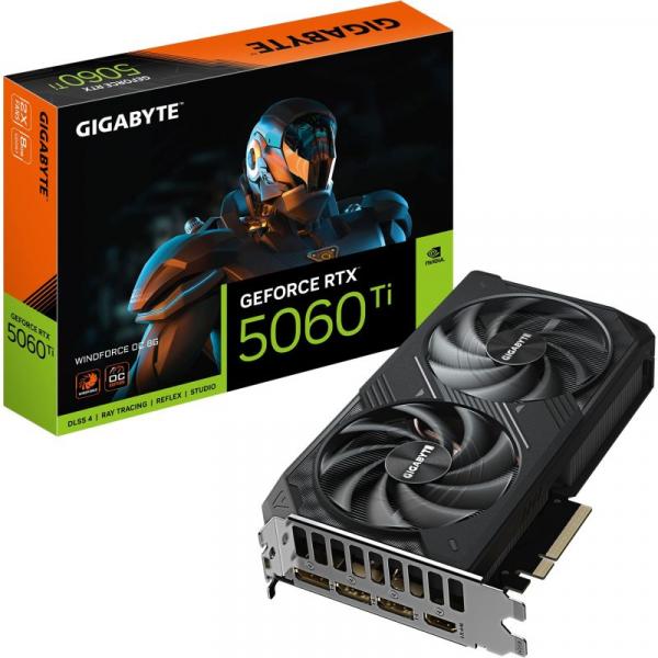 Gigabyte RTX 5060 WINDFORCE OC 8G 8GB, 512 M x32 GDDR7