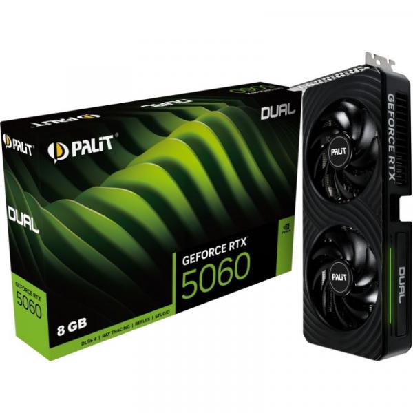 Palit GeForce RTX 5060 DUAL - 8GB GDDR7 RAM - Grafikkort