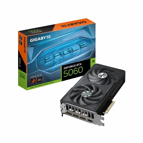 Gigabyte RTX 5060 EAGLE OC 8G 8GB, 512 M x32 GDDR7
