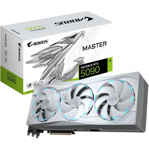 Gigabyte Aorus GeForce RTX 5090 Master Ice 32G, 32768 MB GDDR7