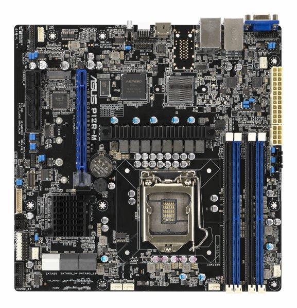 ASUS P12R-M microATX 1x LGA 1200 DDR4 2x1G