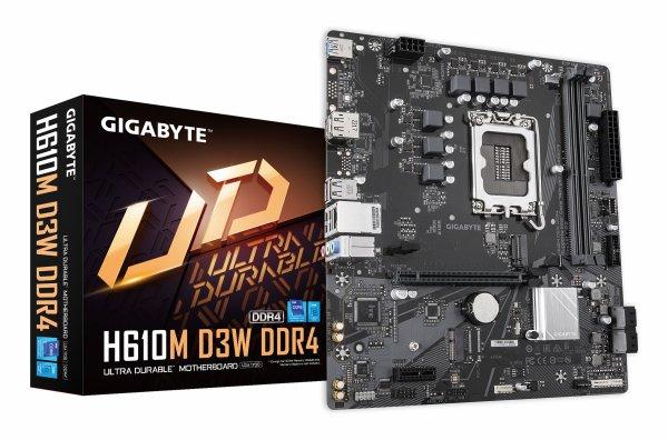 Gigabyte H610M D3W DDR4 Micro ATX LGA1700 Intel H610 Express