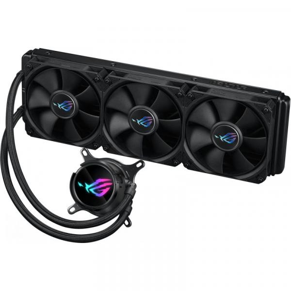 ASUS ROG Strix LC III 360 all-in-one CPU liquid cooler with 360 rotatable water block 7th gen V2 Asetek pump Premium ROG fans