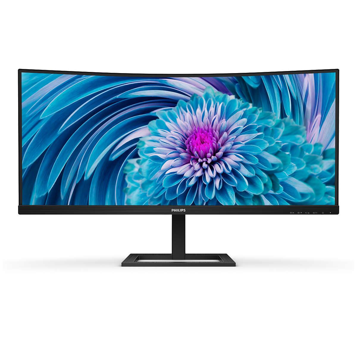 Philips E-line 346E2CUAE 34 3440 x 1440 (UltraWide) HDMI DisplayPort USB-C 100Hz Dockingskrm