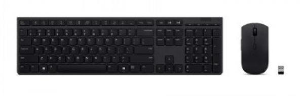 LENOVO PROFESSIONAL WIRELESS RECHARGEABLE KEYBOARD & MOUSE US EURO