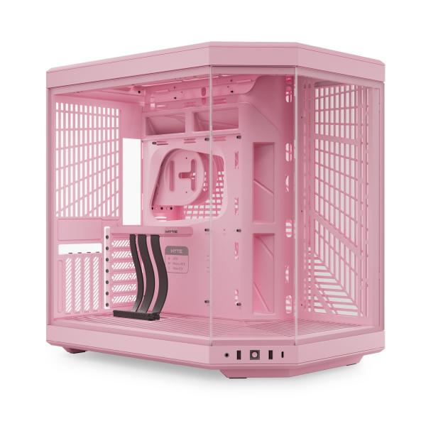 Hyte Y70 Midi-Tower, Tempered Glass- Strawberry Milk