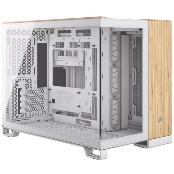 Corsair 2500X M-ATX TG White/Bamboo