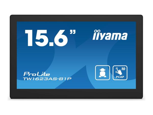 IIYAMA 39.5cm (15.6") TW1623AS-B1P 16:9 M-Touch miniHDMI ARM Cortex-A55, 4Gb,Android 13