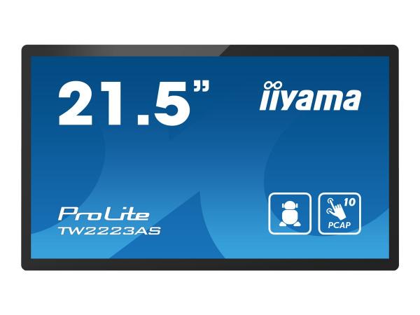 IIYAMA 55.0cm (21.5") TW2223AS-B2 16:9 M-Touch HDMI Android