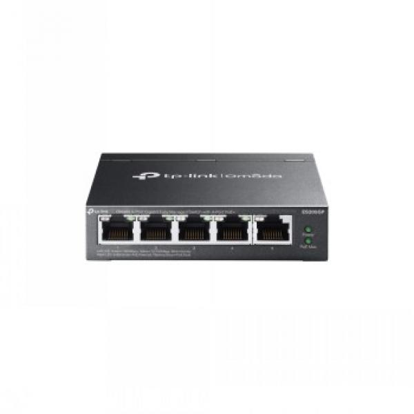 TP-Link Omada Switch 5x GE ES205GP 4-Port PoE+