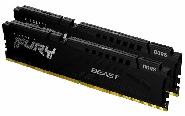 KINGSTON 128GB 5600MT/S DDR5 CL36 DIMM (KIT OF 2) FURY BEAST BLACK