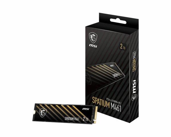 MSI Spatium M461 SSD, PCIe 4.0 M.2 Typ 2280 - 2 TB