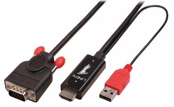 Lindy HDMI to VGA aktiivinen 2m