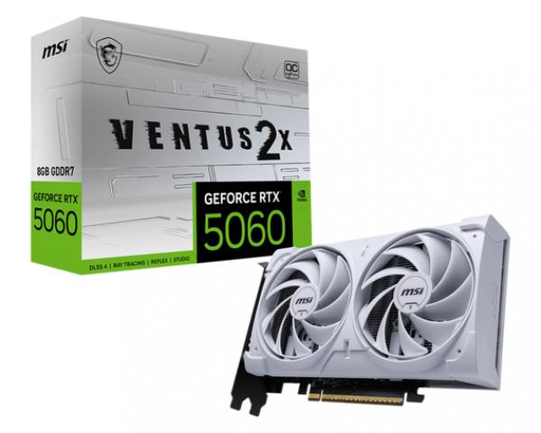 MSI GeForce RTX 5060 Ventus 2X White OC 8GB GDDR7 128-bit