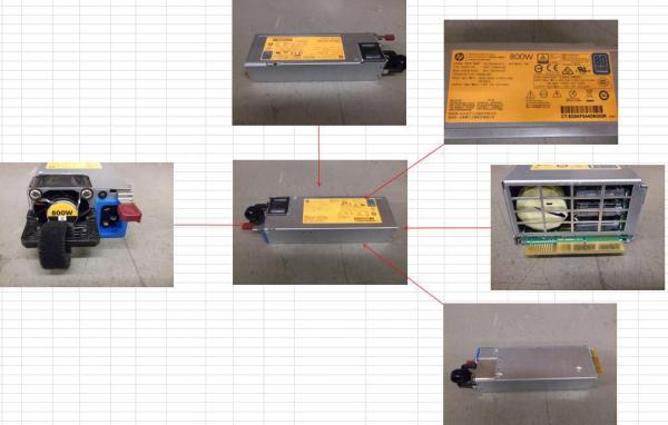 Hewlett Packard Enterprise 800W Flex slot titanium hot plug power supply kit