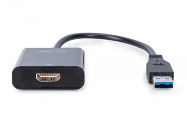 Digitus USB 3.0 to HDMI 1080p. USB 3.0 liitettävä ulkoinen näytönohjain yhdelle näytölle HDMI 1080p.