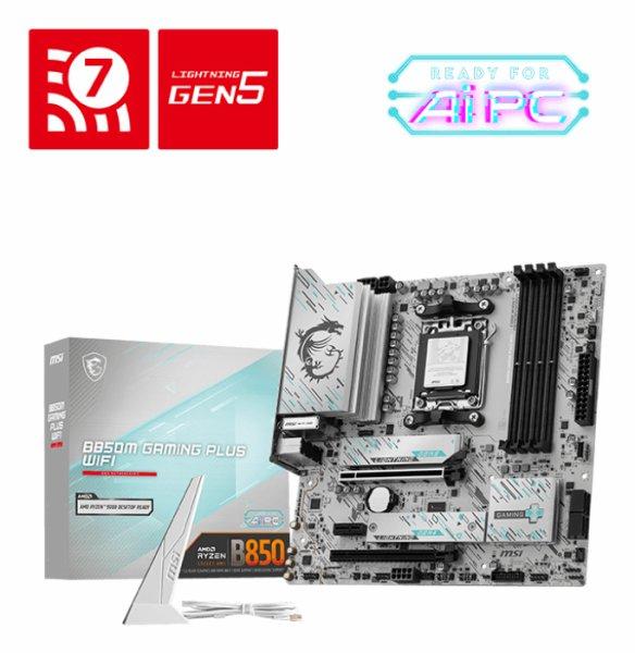 MSI B850M GAMING PLUS WIFI AMD B850 AM5 micro ATX