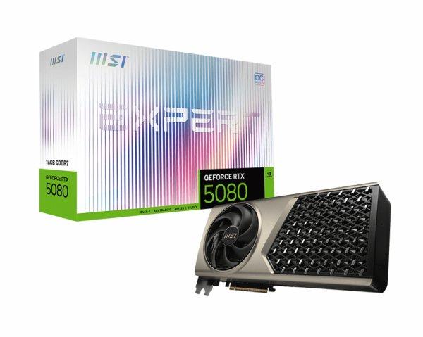 MSI GeForce RTX5080 16GB EXPERT OC
