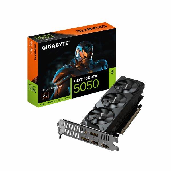 GIGABYTE GeForce RTX 5050 OC Low Profile 8G, 8192 MB GDDR6