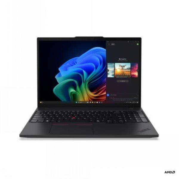 Lenovo ThinkPad T16 Gen 4 21QN - 180 asteen saranarakenne - AMD Ryzen AI 7 PRO - 350 / jopa 5 GHz - Win 11 Pro - Radeon 860M - 32 Gt RAM - 1 Tt SSD TCG Opal Encryption 2, NVMe, Performance - 16 IPS 1920 x 1200 - Gigabit Ethernet - Wi-Fi 7, Bluetooth