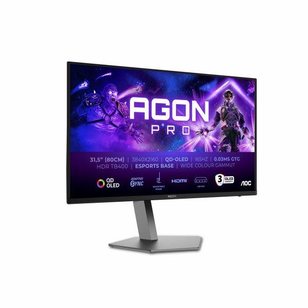 AOC AGON PRO AG326UD 32" 3840 x 2160 (4K) HDMI DisplayPort 165Hz Pivot-näyttö